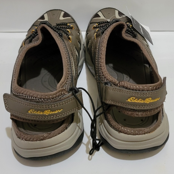 Eddie Bauer Men's Bungee Lace Laketrail Breathable Water Shoe Sandals - Picture 4 of 6